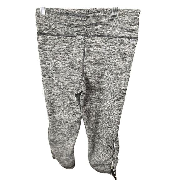 Tangerine Women's Medium Cropped Leggings Activewear Zip Ankle - Picture 1 of 5